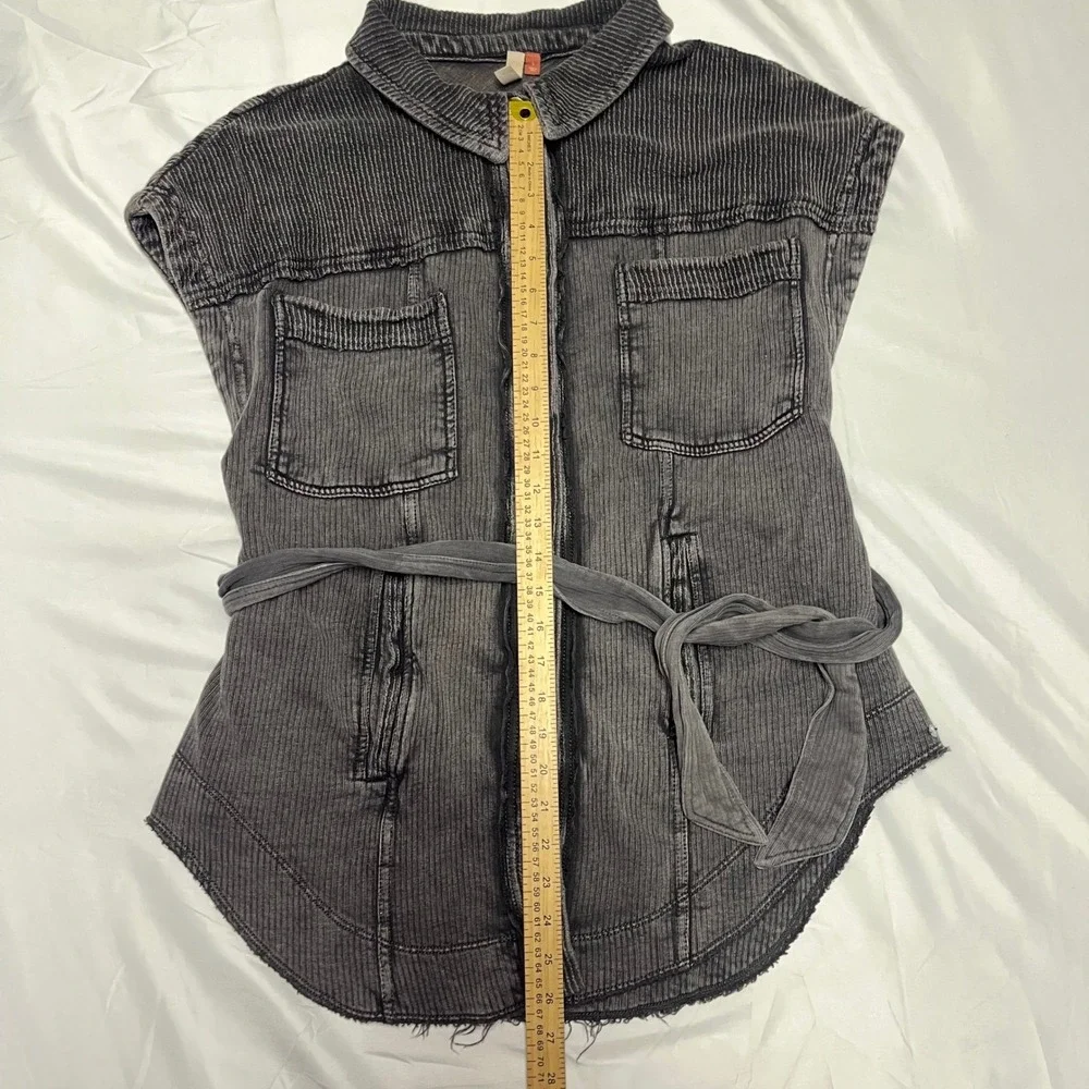 Anthropologie‎ Pilcro Belted Vest Large